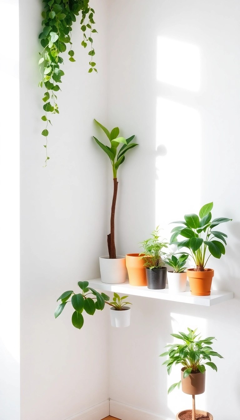 14 Minimalist Decor Tricks to Transform Your Home into a Serene Sanctuary! - 8. Add Greenery for Freshness